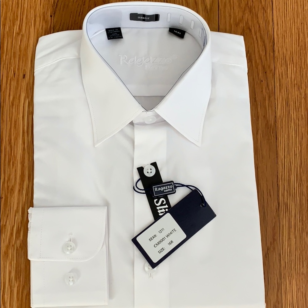 NWT❤️SLIM FIT RAGAZZO UOMO MENS SHIRT❤️
